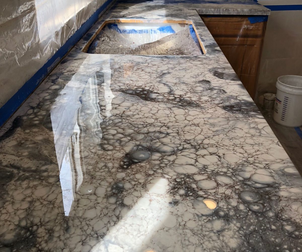 Epoxy Countertop Process